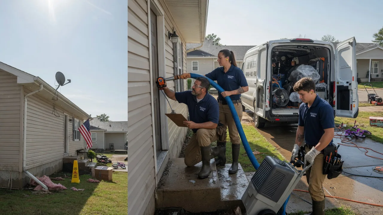 Ceiling Water Damage Restoration in Chester, AR near me